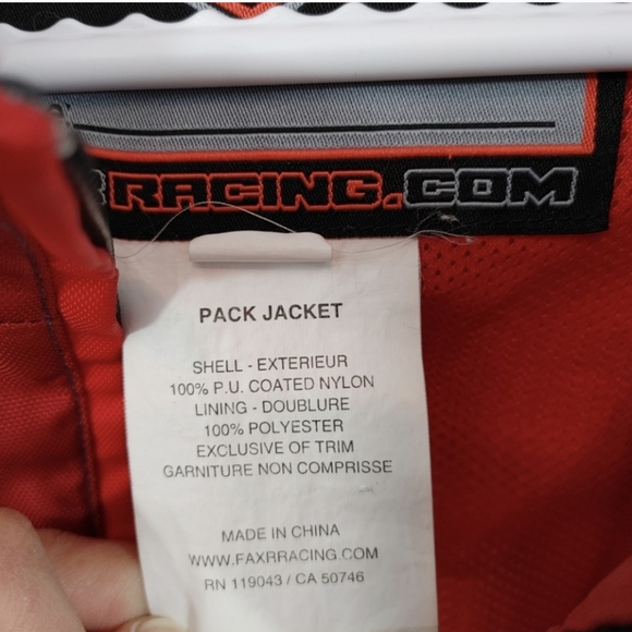 FXR Men's Medium Red Winter Racing Pack Jacket - Picture 5 of 9
